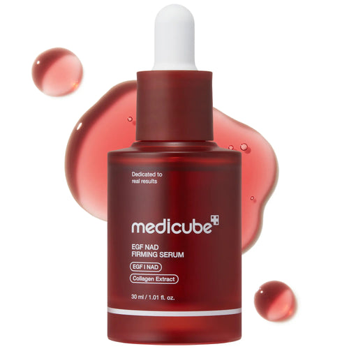 Medicube NAD+ EGF Firming Serum - Advanced Anti-Aging Formula with NAD+, EGF, and Collagen Extract for Enhanced Skin Elasticity and Youthful Radiance (30ml / 1.01 fl. oz.) - Korean Skincare Solution